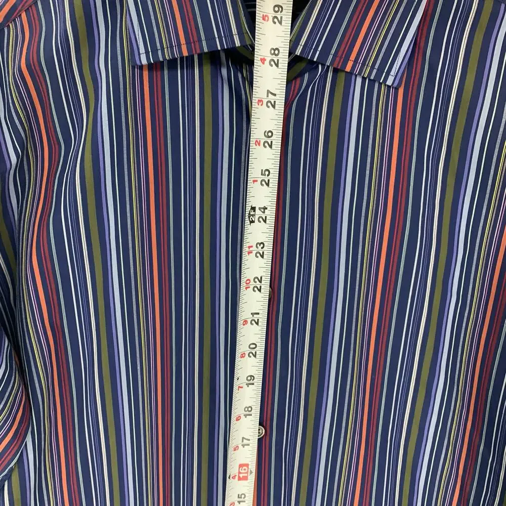 Banana Republic Multicolored Striped Button Down Shirt
